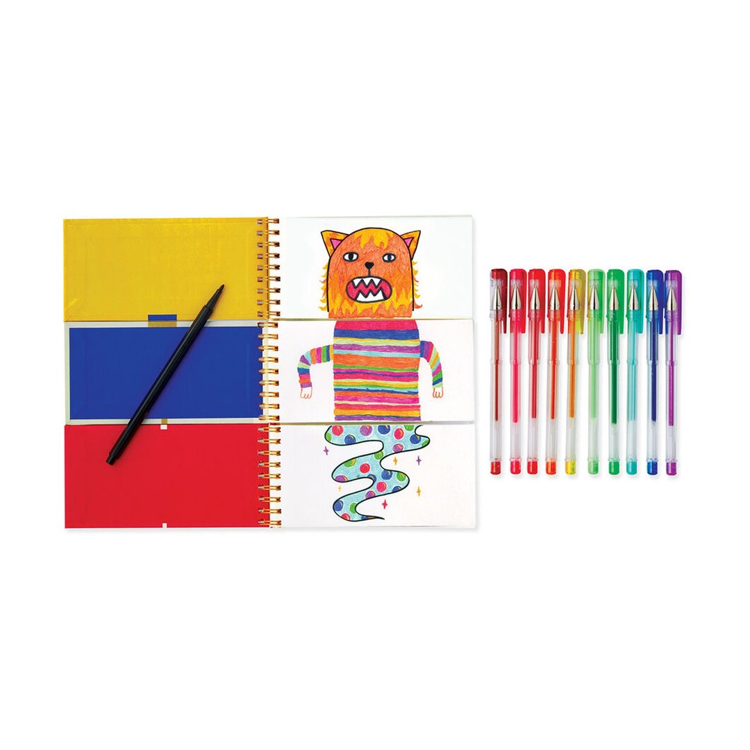 美国 MoMA 儿童绘画本 趣味涂鸦本 Mix and Match Drawing Book - 儿童绘本/图书 - 其他材质 多色