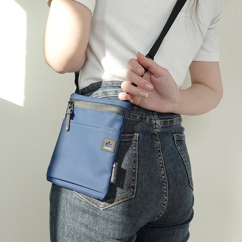 【新年福袋】- 素色手机包福袋组 - 侧背包/斜挎包 - 人造皮革 灰色