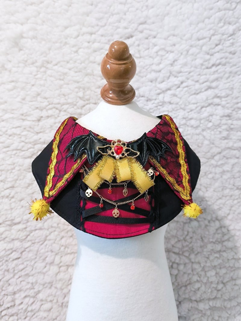 优先订 万圣节 Halloween costume 宠物颈饰 - 衣/帽 - 棉．麻 橘色