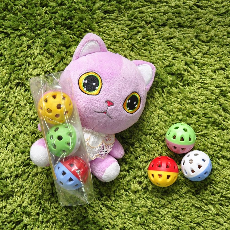 【MOMOCAT】虫瘿果铃当球3入 - 玩具 - 其他材质 