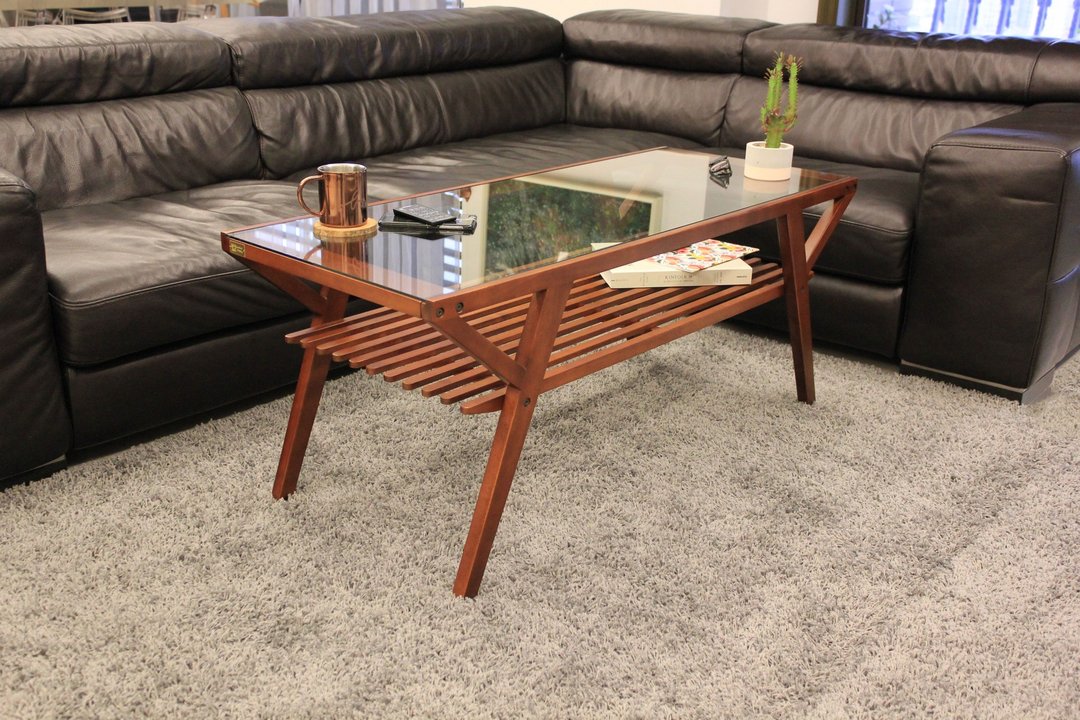 【KeenFord Design】　W-GLT01 实木茶几  (DBR) - 其他家具 - 木头 咖啡色