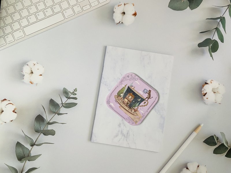 Tea the Knot 与澳洲插画家联名台湾制陶瓷杯垫 - 杯垫 - 陶 粉红色