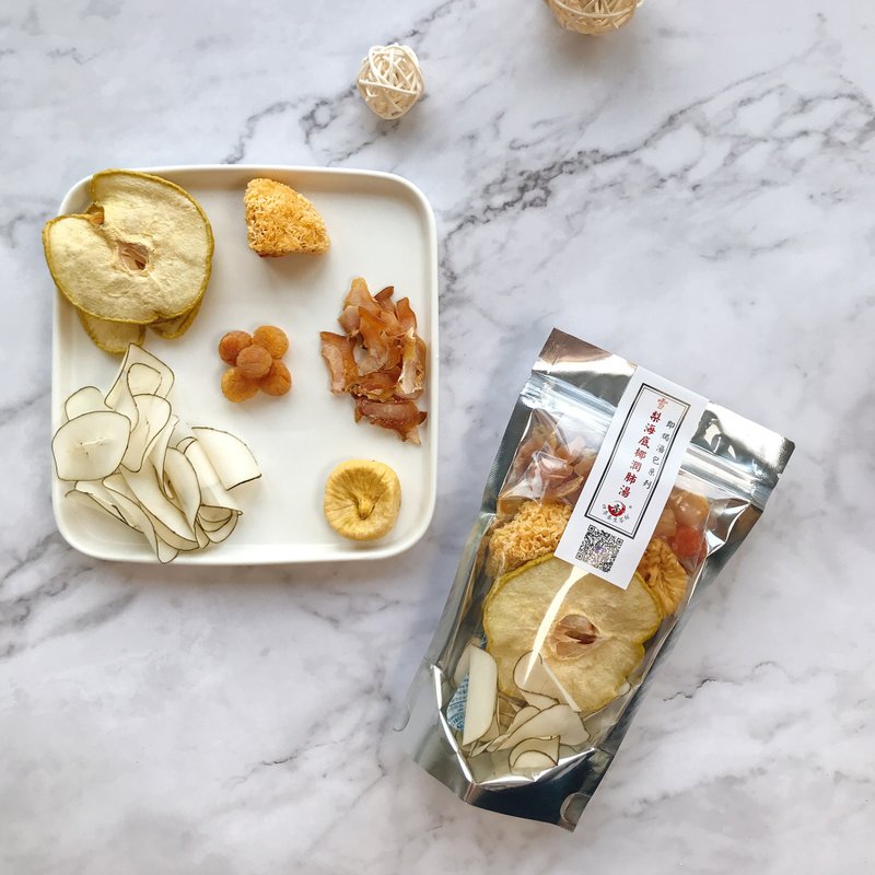 四季养生茶馆 - 无花果雪梨润肺汤 (65克) - 健康/养生 - 其他材质 