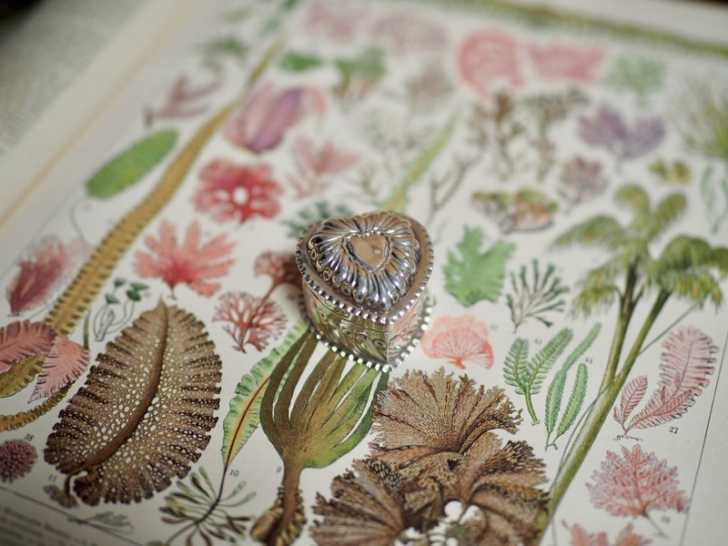 【1894・伦敦・纯银心型小盒】 - 摆饰 - 纯银 银色