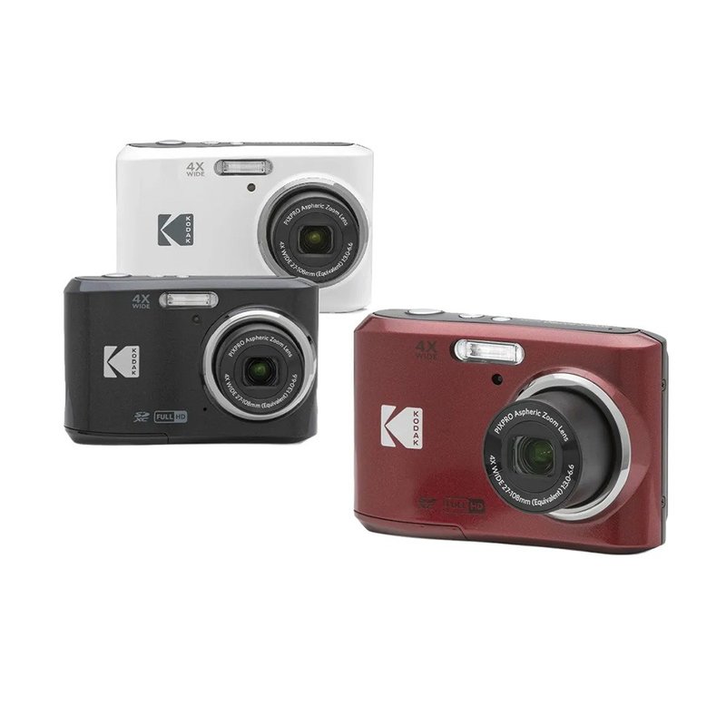 Kodak柯达 PIXPRO数位相机FZ45 4倍光学变焦 数位相机(黑/红/白) - 相机 - 其他材质 