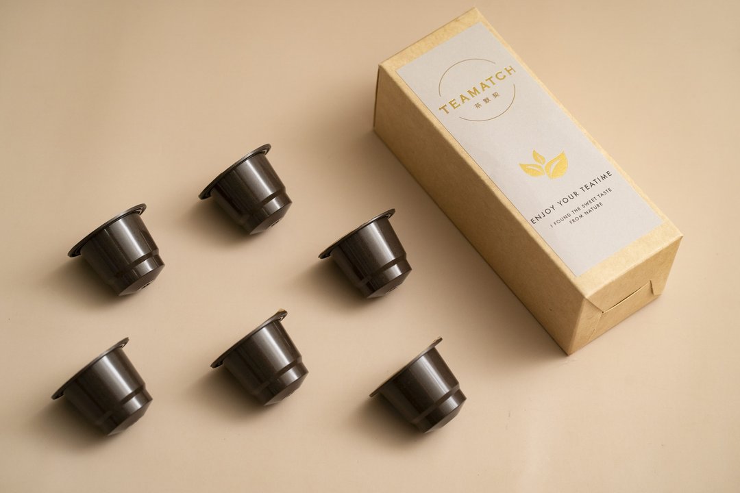 【NS茶叶胶囊】水屋厚茶 茶胶囊体验组 7入 可分解环保胶囊 - 咖啡 - 新鲜食材 咖啡色