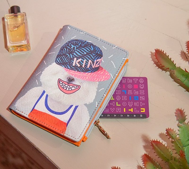 Bentoy x 土豪会-短夹/钱包/动物(长毛嘻哈) - 皮夹/钱包 - 真皮 