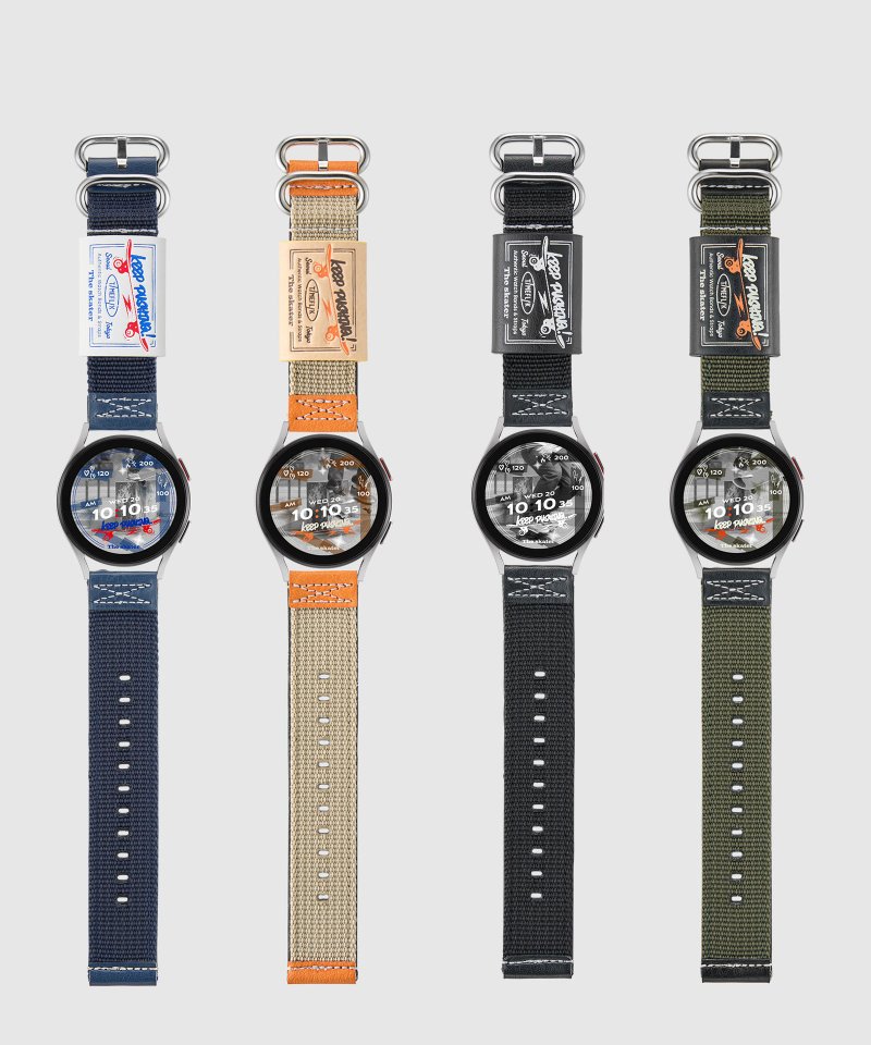 TIMEFLIK 经典款 BE ACTIVE 滑板风格 Galaxy 智能手表表带 - 表带 - 尼龙 