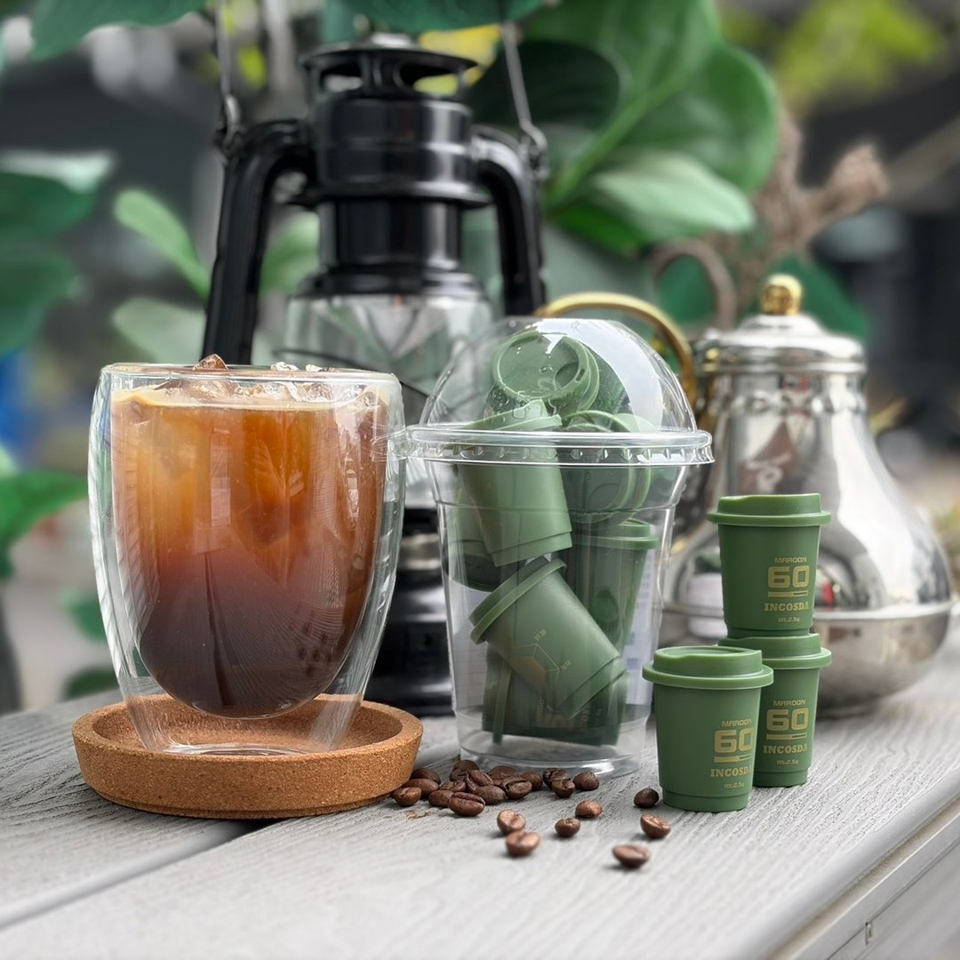 60 鲜萃冻干咖啡迷你杯 (7 入) - 咖啡 - 塑料 绿色