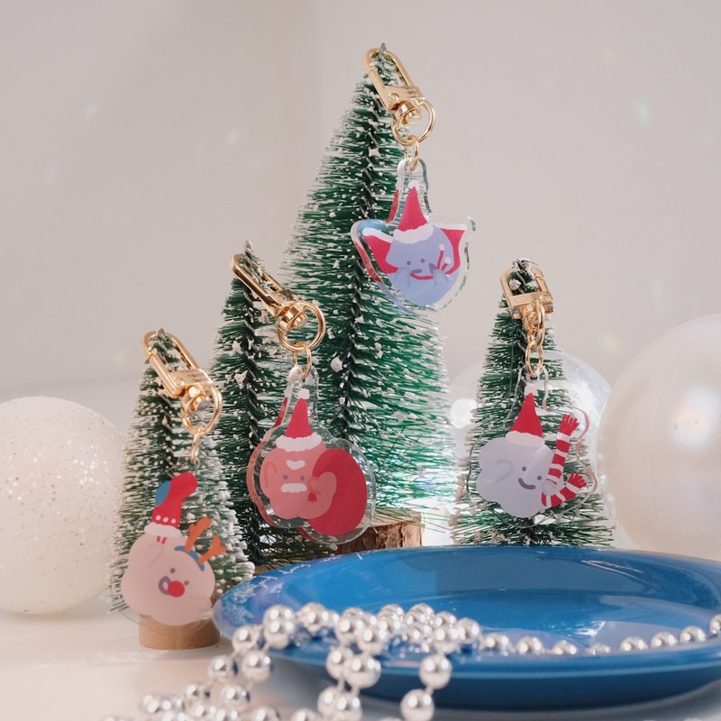 圣诞宅急便 压克力吊饰35mm - 吊饰 - 压克力 