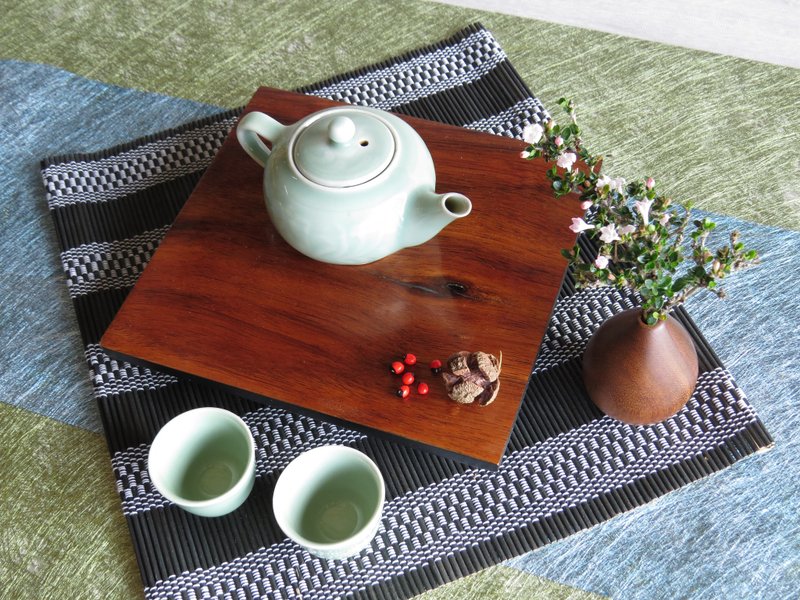 HO MOOD 解构系列—手作 原木茶盘 - 杯垫 - 木头 咖啡色