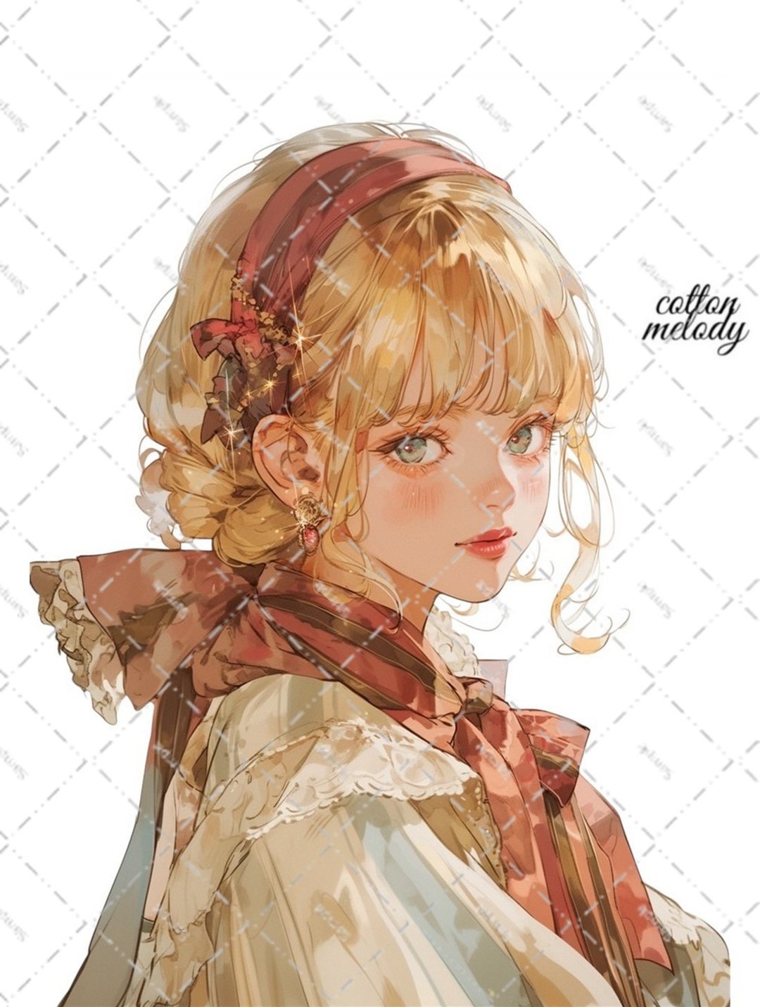 原创贴纸 no.6930 人物贴纸 原创贴纸 人物贴纸 女孩贴纸 原创人物贴纸 - 贴纸 - 纸 