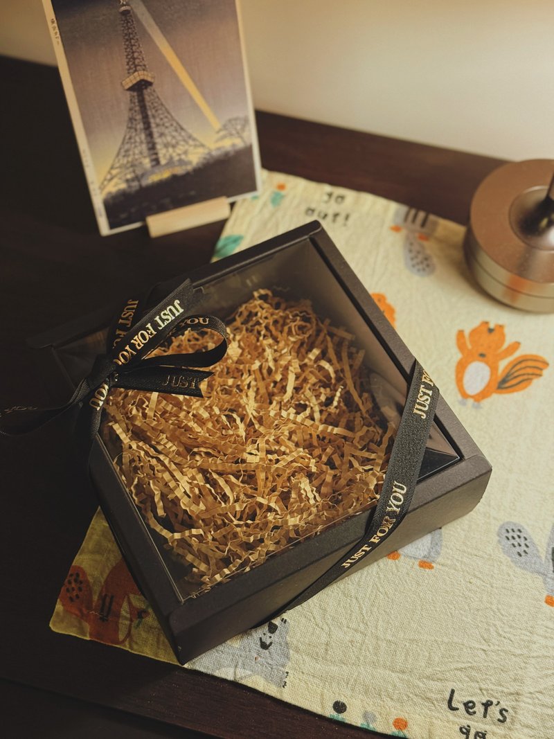 黑色质感缎带包装盒-包装盒/礼盒/缎带包装/加购礼盒 - 纸盒/包装盒 - 纸 黑色