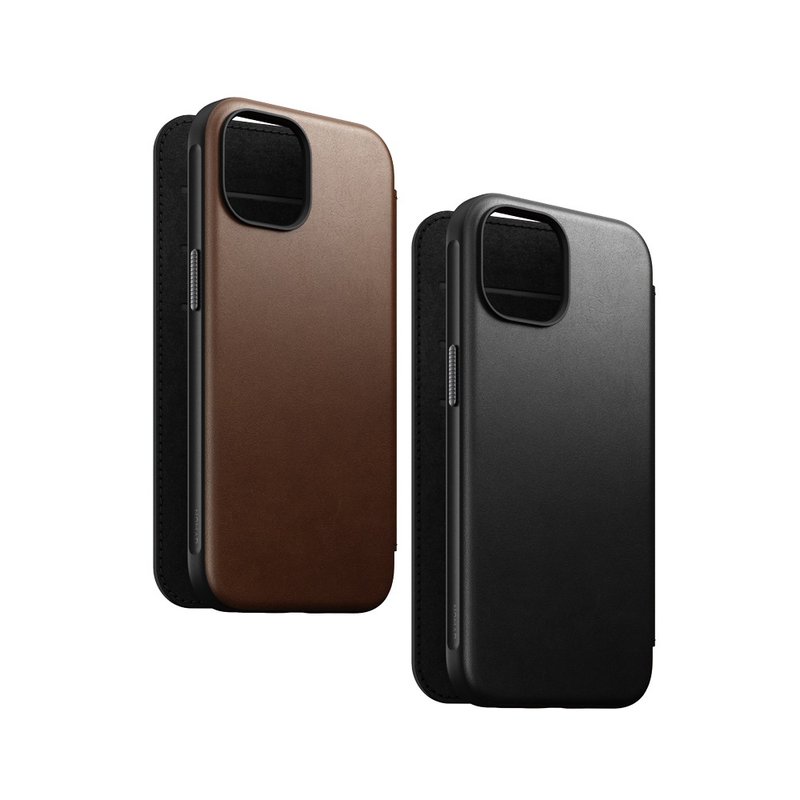 美国NOMAD 严选Classic皮革保护套-iPhone 15 Plus (6.7) - 手机壳/手机套 - 真皮 黑色