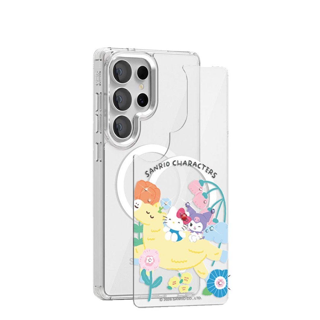 Samsung S26/S25/S24系列 可拆式磁吸片材彩钻壳 - 马年系列 C - 手机壳/手机套 - 其他材质 多色