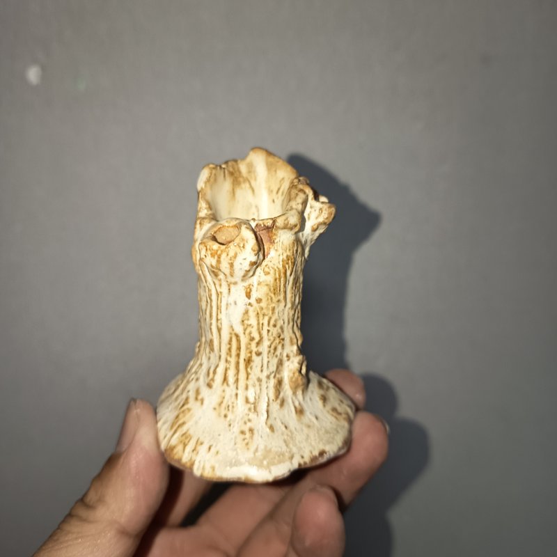 陶艺插画家冲绳三线琴人手捏苦苓植生器扩香器 - 植栽/盆栽 - 陶 多色