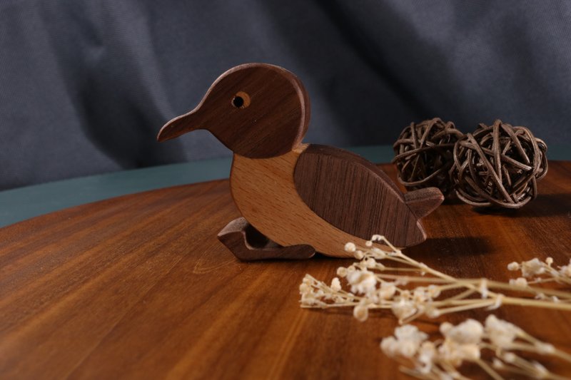 疗愈系木偶 x 心愈伙伴 - 笑鸥 - 玩偶/公仔 - 木头 咖啡色