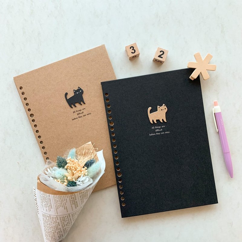 O-Cat 斩形猫 DIY封面 (20孔) - 文件夹/资料夹 - 纸 