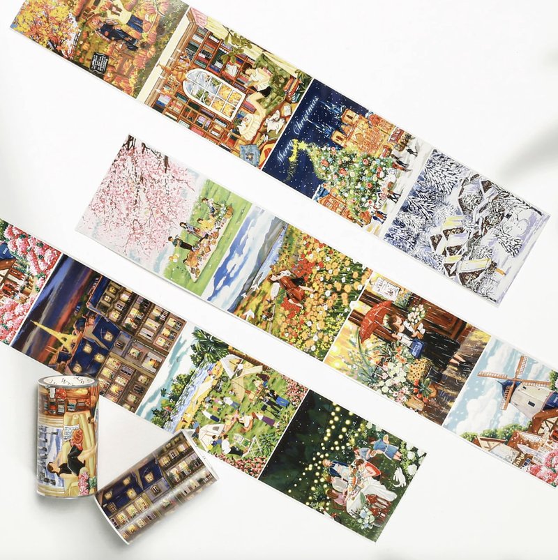 十二时光 PET纸胶带 和纸胶带 5米卷 - 纸胶带 - 纸 多色