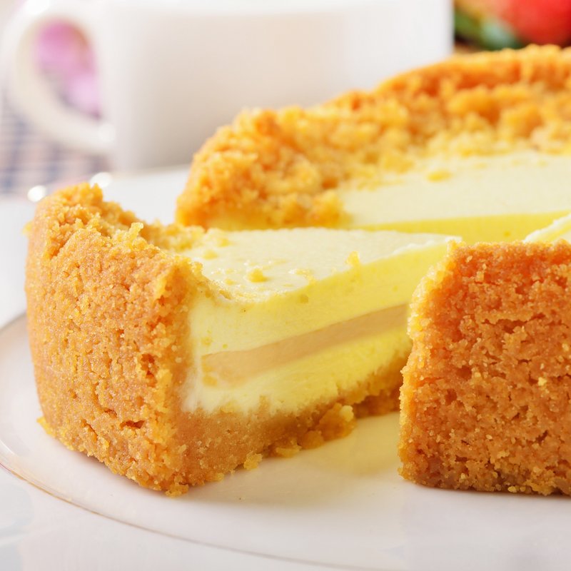 ★Aposo艾波索．芝心半熟奶酪6寸★二分之一强推荐，经典奶酪搭配芝心起士口味咸甜交错，经典绝佳的味觉组合 - 蛋糕/甜点 - 新鲜食材 黄色