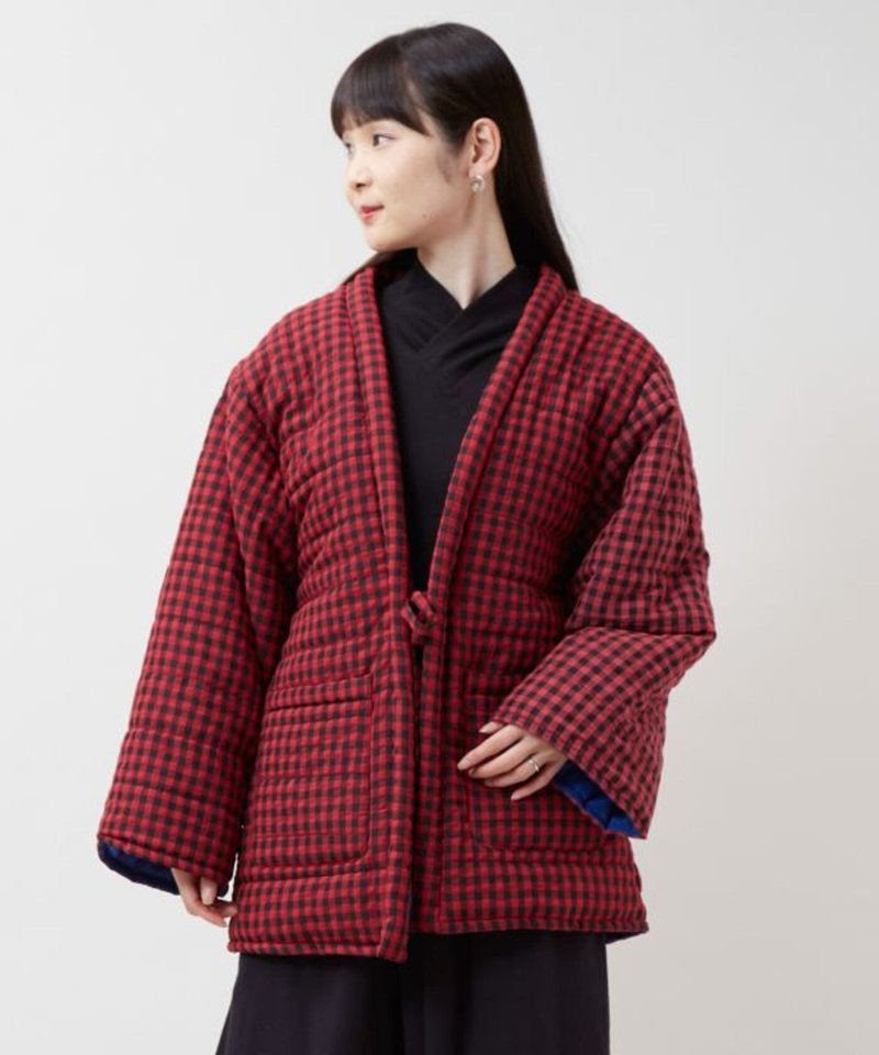 【热门预购】彩衣格纹半缠M 76L-5305 - 女装休闲/机能外套 - 棉 
