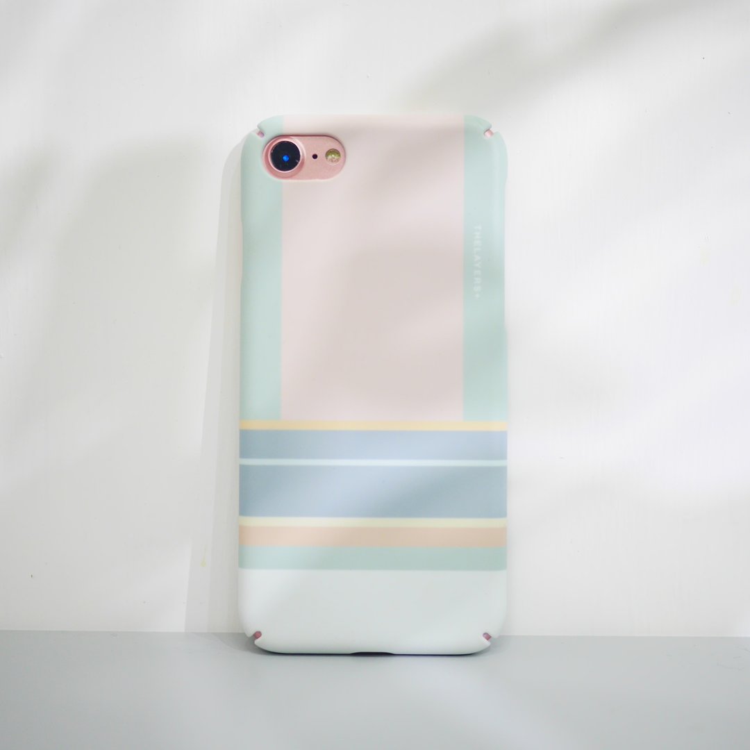 定制化 | 简约几何 LIVE MORE Phone Case 原创手机壳刻字 - 手机壳/手机套 - 塑料 多色