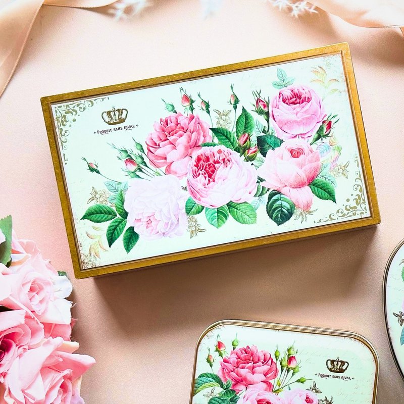 Roses 古典玫瑰珠宝方盒糖果礼盒【碰碰迷你包4包入】 - 零食/点心 - 其他材质 粉红色