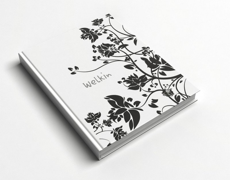 ☆° 洛可可草莓 WELKIN手创 °手工书/笔记本/手帐/日记本-蔓延系列 黑色藤蔓 - 笔记本/手帐 - 纸 