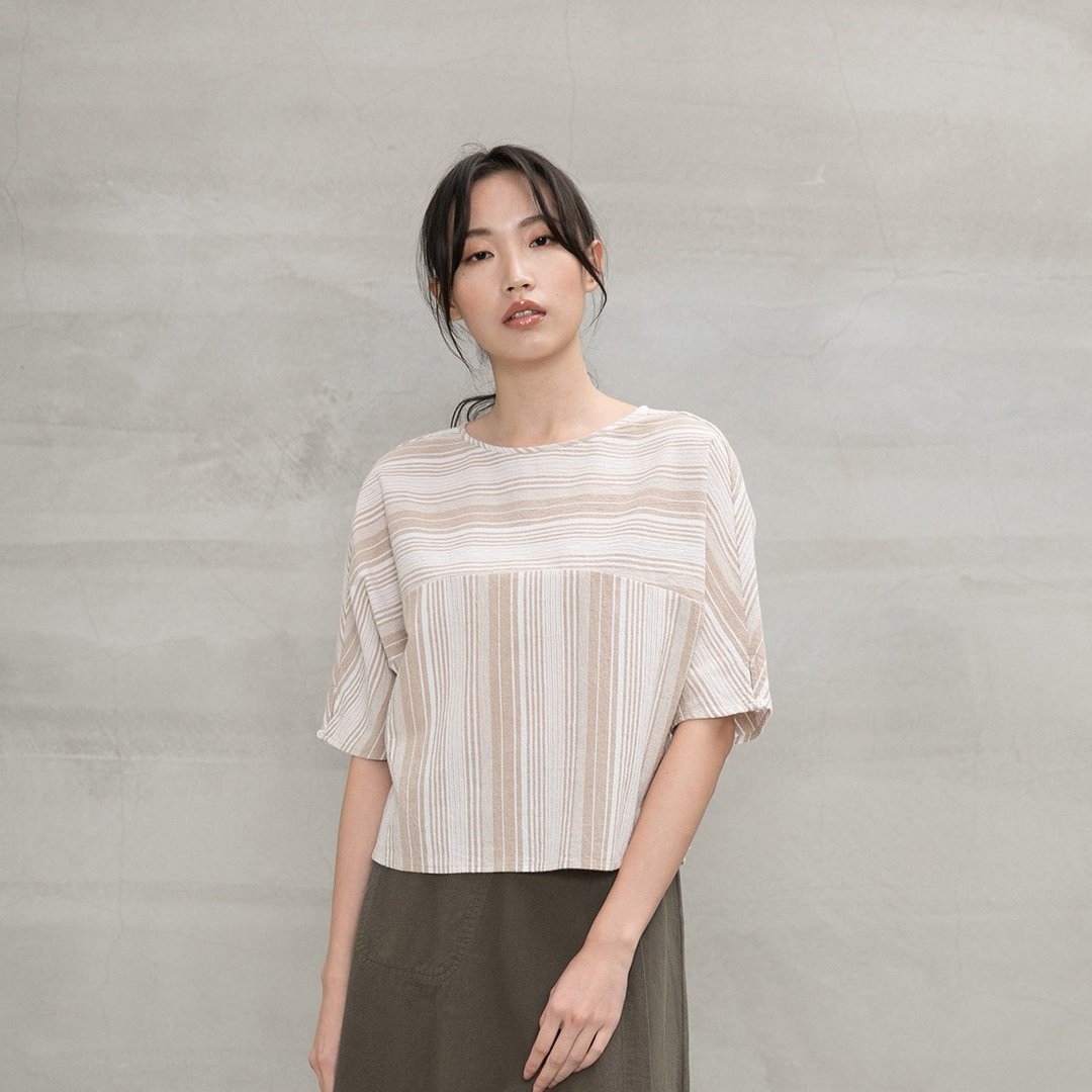 闲适自在棉麻上衣 Peace Of Mind Cotton Linen Top - 女装上衣 - 棉．麻 多色