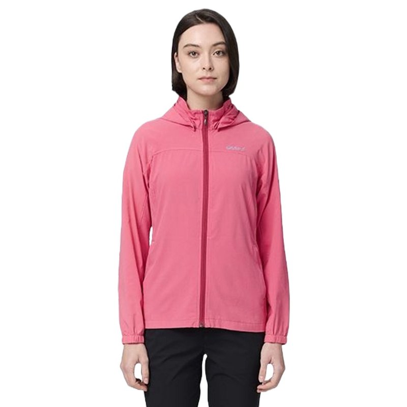 【Wildland 荒野】冰丝凉感抗UV机能外套 女 0B21931-168干燥玫瑰 - 女装休闲/机能外套 - 聚酯纤维 粉红色