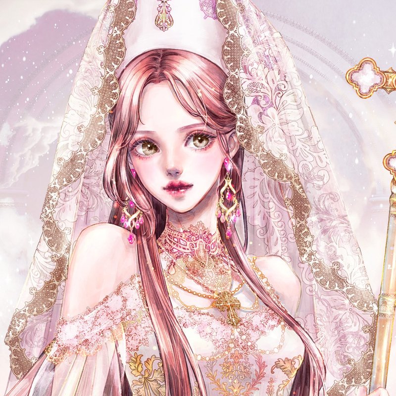 塔罗牌 太阳的插画贴纸 (8色) - 贴纸 - 纸 