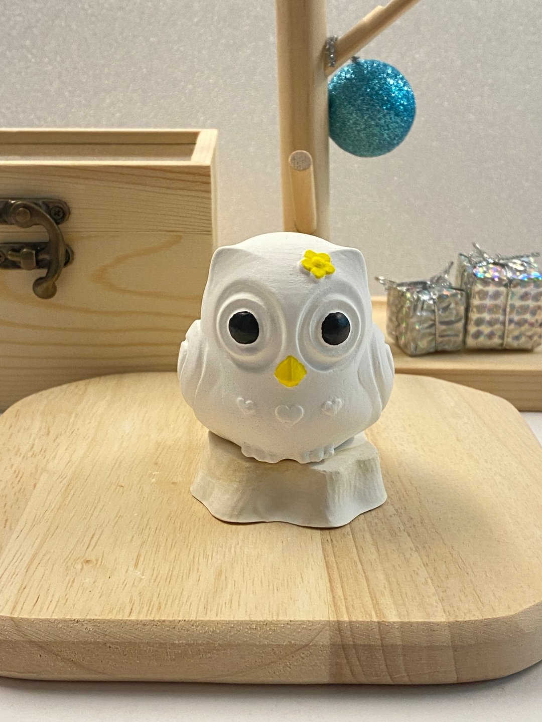 猫头鹰扩香石 (小只) Owl Aroma Stone - 香薰/精油/线香 - 其他材质 多色