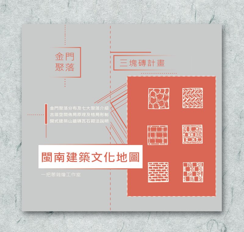 海报 / 金门 / 闽南建筑文化地图 - 刊物/书籍 - 纸 
