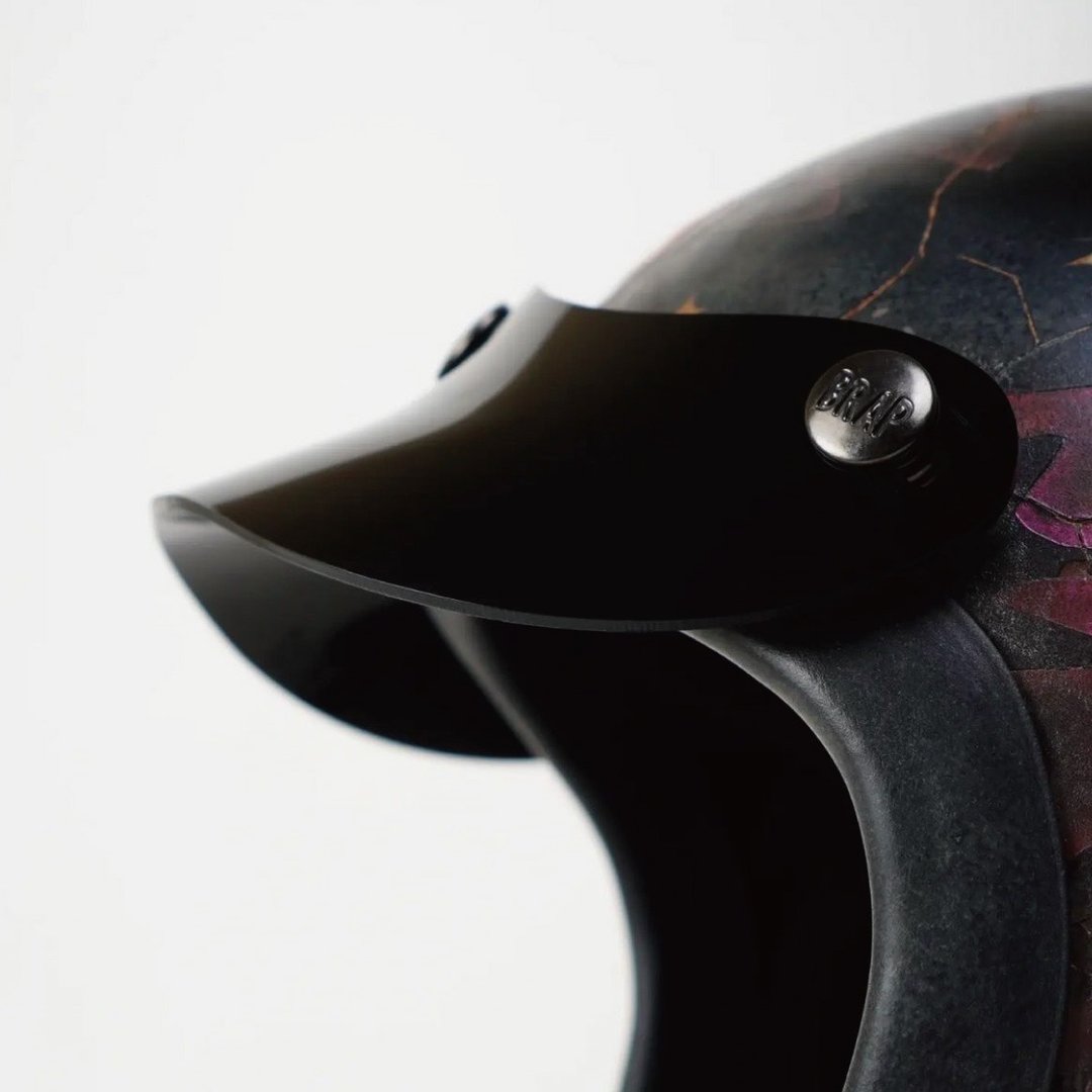 【Knockout】Brap Helmet 短帽檐 小帽体 复古 安全帽 萤光 PVC - 安全帽 - 树脂 