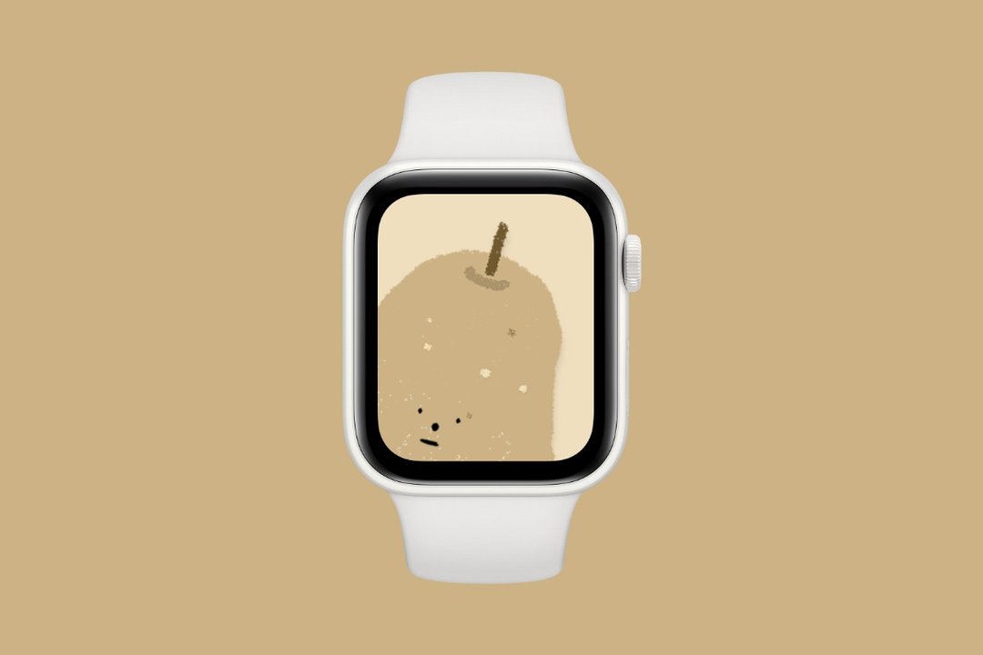 Apple Watch Wallpaper,Decor,Digital Painting - Pear Fruit - 电脑手机桌布/贴图/App 图示 - 其他材质 