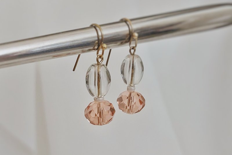 地仙 L'IMMORTEL chill系列 #02 垂坠耳饰 可改夹 - 耳环/耳夹 - 玻璃 蓝色