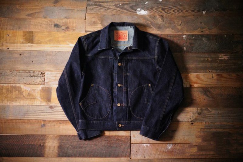 Indigo Dyed Selvedge Denim Jacket 靛蓝赤耳丹寧牛仔夹克 - 男装外套 - 棉．麻 蓝色