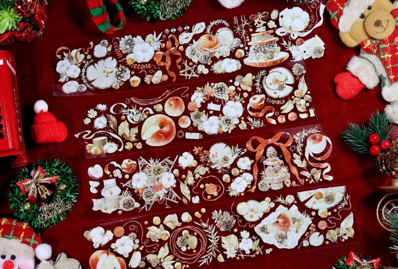 絮实语秋 PET 纸胶带 贝壳光 10米卷 - 纸胶带 - 其他材质 多色