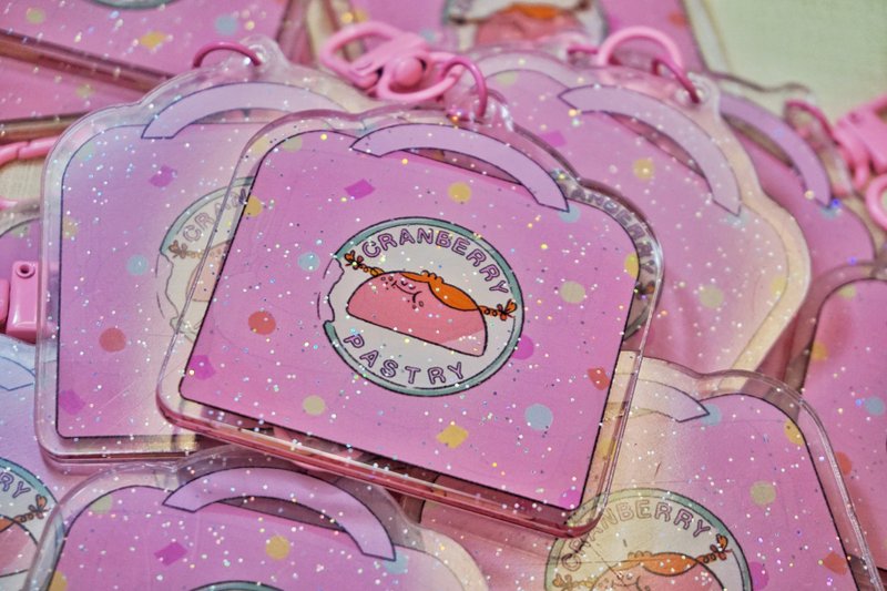 蓝莓镇美食街压克力吊饰 - 钥匙链/钥匙包 - 压克力 