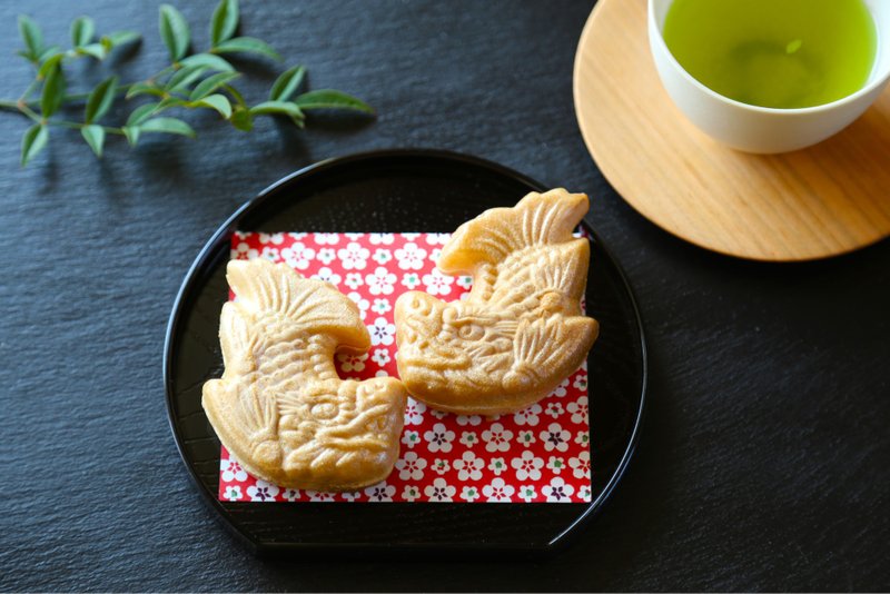 【日本百年老店 】名古屋铭菓  元祖 鯱最中 / 6入装 - 蛋糕/甜点 - 新鲜食材 咖啡色
