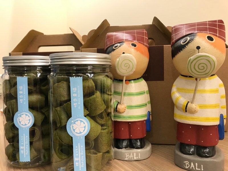 时之幸福手工蛋卷 日本丸久小山园抹茶 - 手工饼干 - 新鲜食材 透明