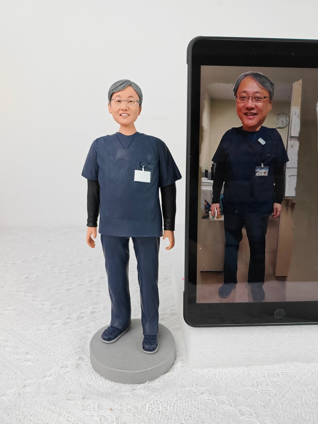 医生 荣休 退休 荣升 荣调 离职 同事 老板 订制化礼物 人偶 公仔 - 玩偶/公仔 - 粘土 多色