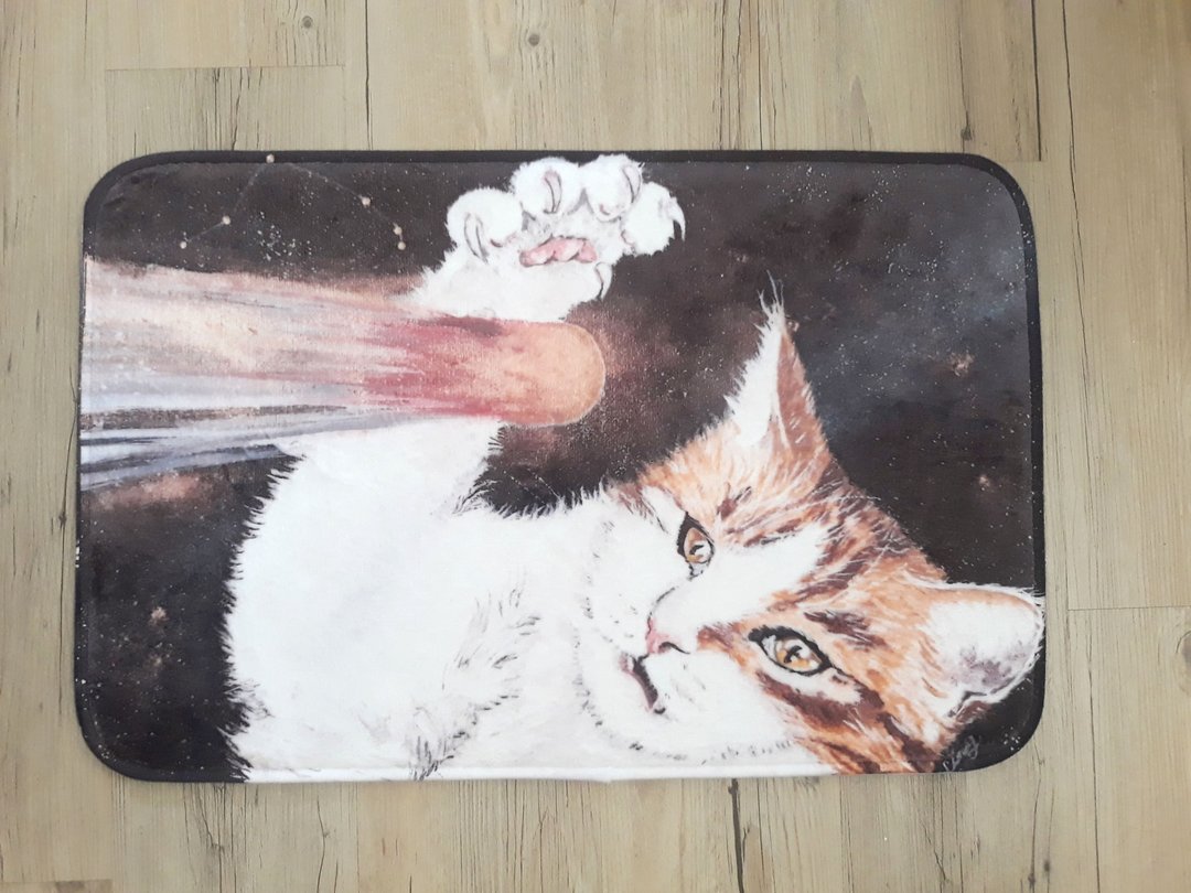 12星座猫地毯/防滑吸水地毯/地垫/脚踏垫/ - 地垫/地毯 - 其他人造纤维 多色