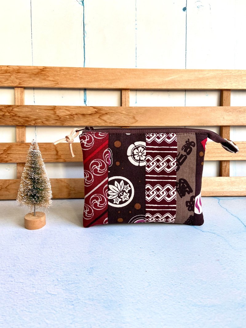 日式风格五层包 收纳包生日 交换 毕业 母亲节礼物 - 零钱包 - 棉．麻 