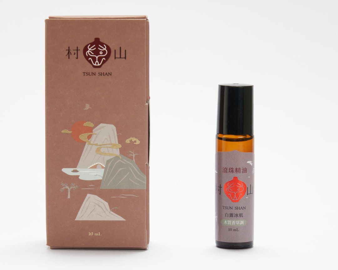 白露冰肌 滚珠精油/沁凉提神/藏式精油调香/香草调/精油棒 - 身体护肤/按摩油 - 精油 咖啡色