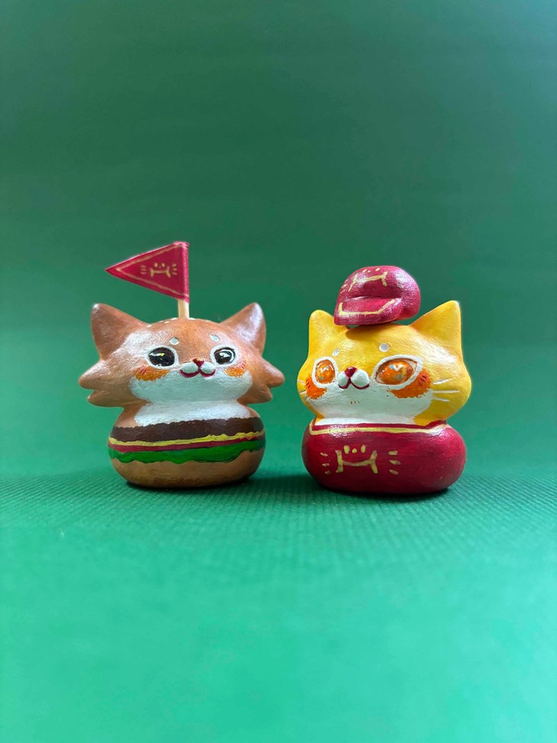 Hellog!小雀班-米米麦当当之胡尼汉堡 - 玩偶/公仔 - 其他材质 橘色