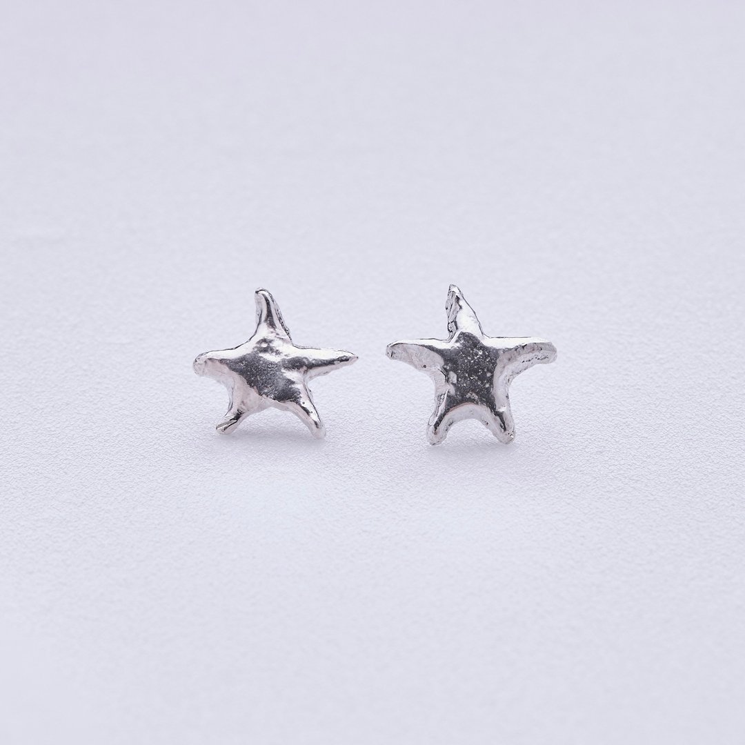 Duststar earrings - 耳环/耳夹 - 纯银 