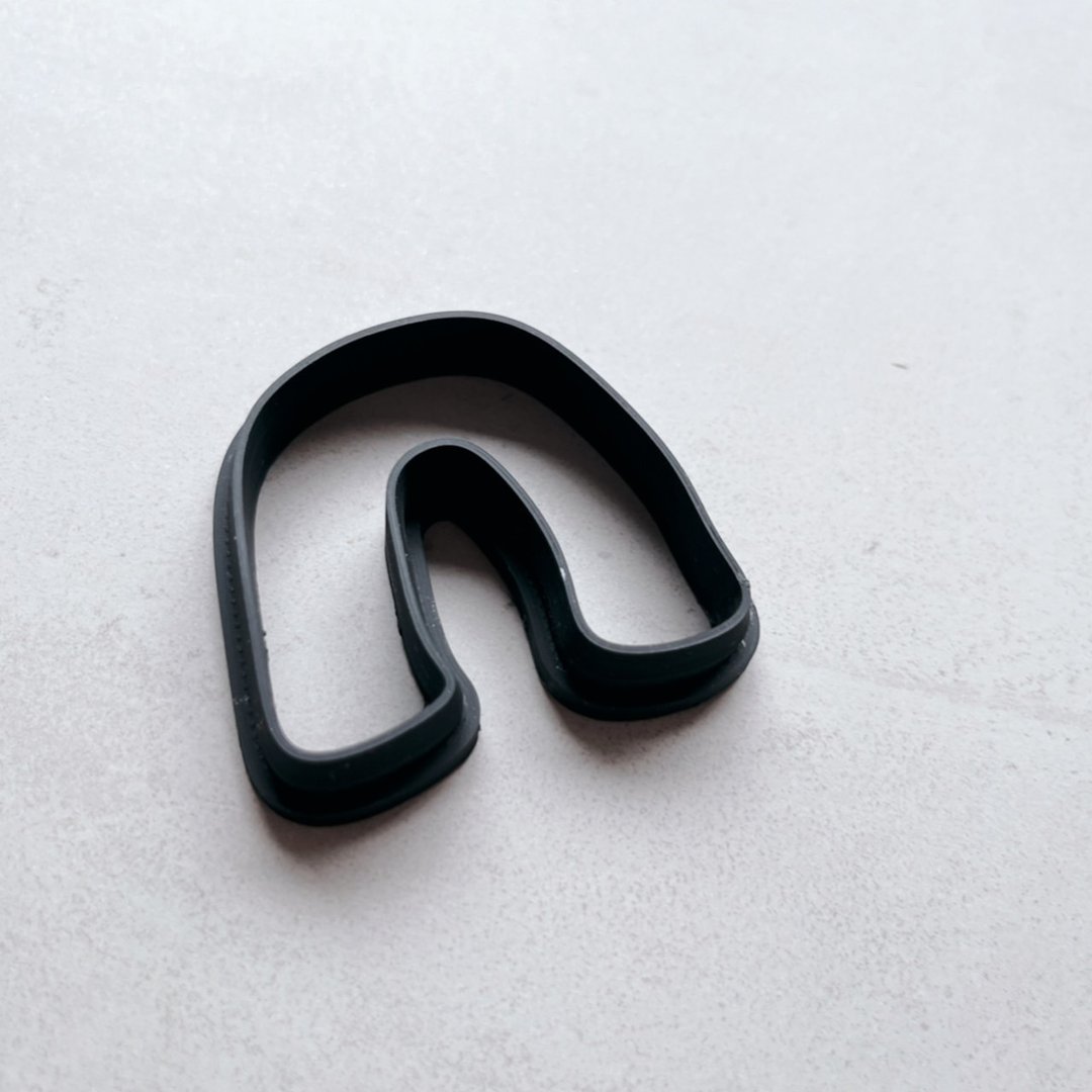 1 point // Clay cutter Polymer clay Polymer clay cutter Cookie type 3D printer D - 零件/散装材料/工具 - 塑料 黑色