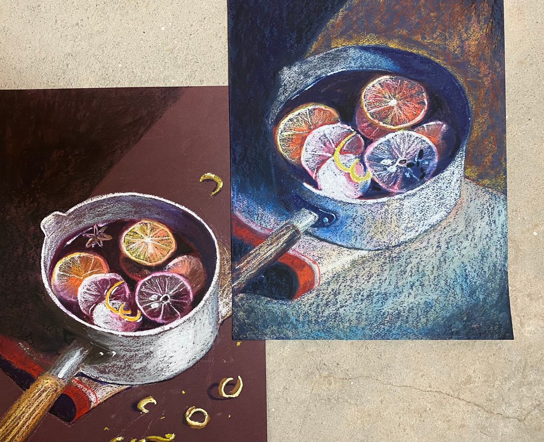 大人的画画课 香料热红酒 - 插画/绘画/写字 - 纸 