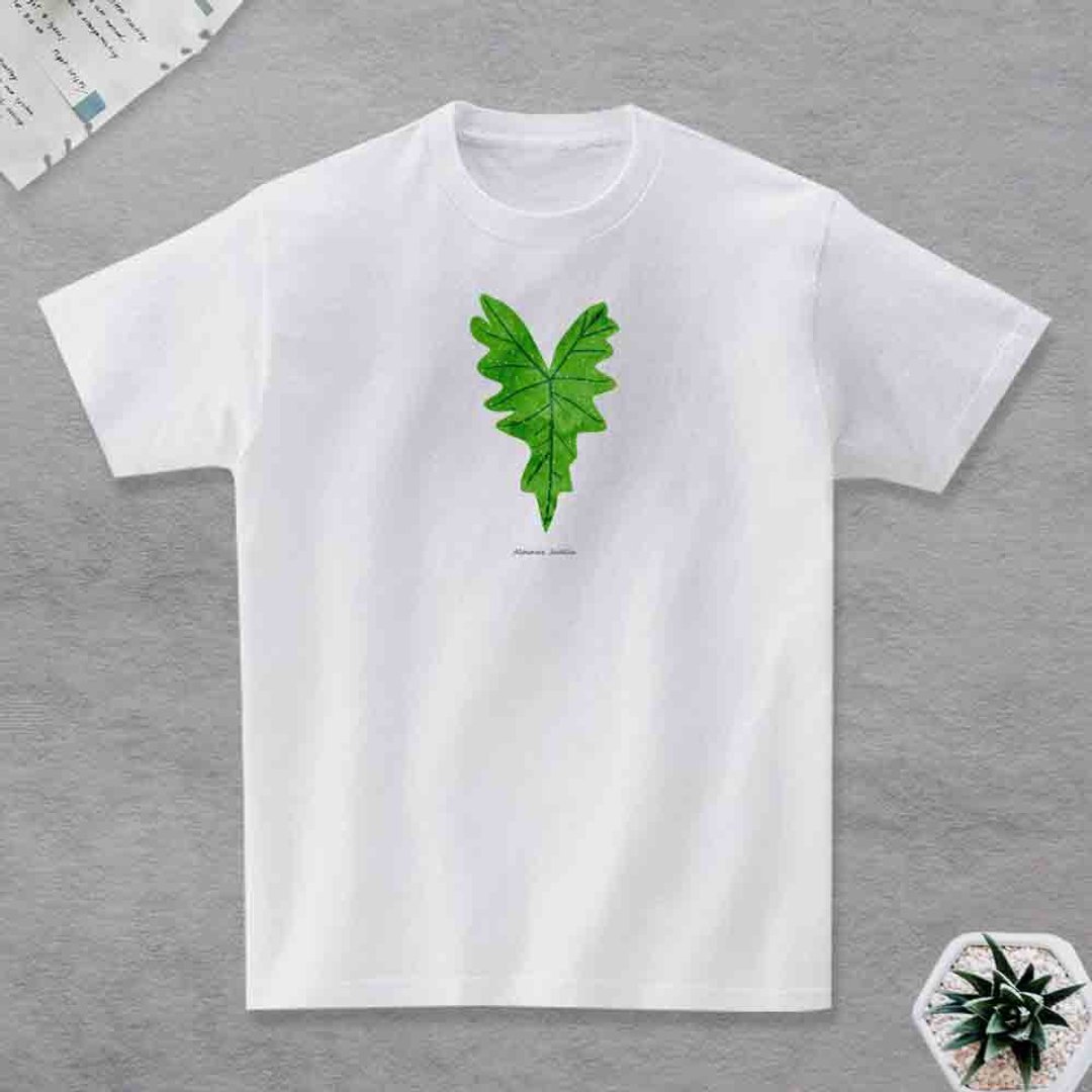 植物 观叶植物 T恤 - 男装上衣/T 恤 - 棉．麻 多色